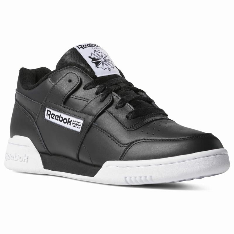 Tenisi Reebok Workout Plus Barbati Negrii/Albi Romania DP6651HM